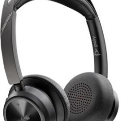 HP POLY fejhallgató Voyager Focus 2 USB-C-C+USB-C/A Adapter Microsoft Teams-tanúsítvánnyal