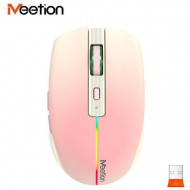 MOU-Meetion BTM002 pink RGB wireless egér