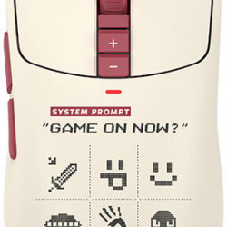 A4-Tech Bloody R72 Ultra Duo Pixels Red vezeték nélküli fehér gamer egér