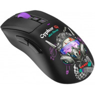 A4-Tech Bloody R73 Ultra Duo Cypher Ghost vezeték nélküli fekete gamer egér