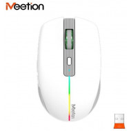 MOU-Meetion BTM002 fehér RGB wireless egér