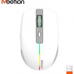 MOU-Meetion BTM002 fehér RGB wireless egér