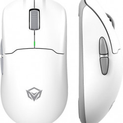 MOU-Meetion GW38 fehér RGB Bluetooth egér töltővel