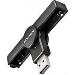 Axagon CRE-SMPA USB Smart card PocketReader okos kártyaolvasó