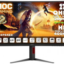 AOC Ívelt Gaming 260Hz VA monitor 27