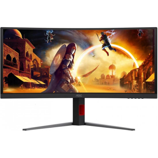 AOC Ívelt Gaming 180Hz VA monitor 34
