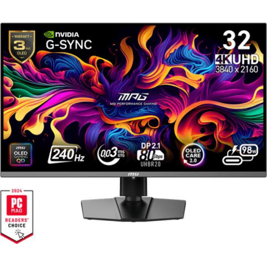 MSI Monitor GAMING MPG 322URX QD-OLED 31,5