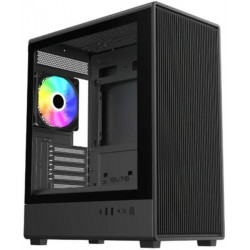 COOLER MASTER Elite 350 Black, Tápegység nélkül, fekete Ház Mini-ITX/Micro-ATX