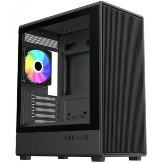 COOLER MASTER Elite 350 Black, Tápegység nélkül, fekete Ház Mini-ITX/Micro-ATX COOLER MASTER Elite 350 Black, Tápegység nélkül, fekete Ház Mini-ITX/Micro-ATX