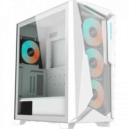 GIGABYTE C301GW, Tápegység nélkül, Fehér, Üvegfalú Ház GIGABYTE C301GW, Tápegység nélkül, Fehér, Üvegfalú Ház