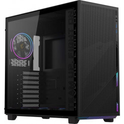 GIGABYTE AC400G, Tápegység nélkül, Fekete, Üvegfalú Ház