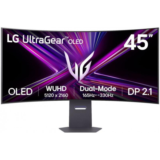 LG OLED Gaming 240Hz ívelt smart monitor 45