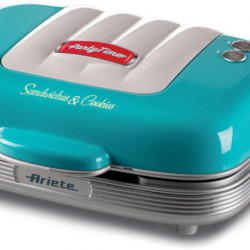 ARIETE 1972.BL Party Time szendvics-, muffin- és fánksütő, 700W, Azúrkék