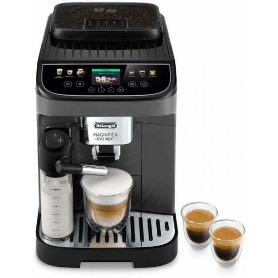 DELONGHI ECAM310.60.GB Magnifica Evo Next automata 2 személyes kávéfőző, 1450W, víztartály: 1,8L, Fekete