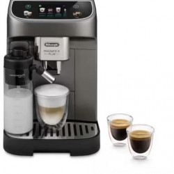 DELONGHI ECAM320.70.TB Magnifica Plus automata 2 személyes kávéfőző, 18 program, tartály: 1,8l, 1450W, Inox