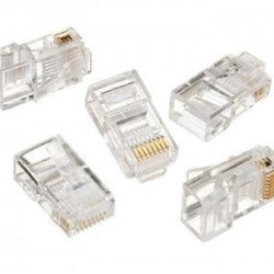 Rainbow CAT5e RJ45 UTP csatlakozó dugó (100 darab) Rainbow CAT5e RJ45 UTP csatlakozó dugó (100 darab)