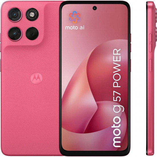 Motorola Moto G57 Power 5G 8/256GB RAM Dual LEMONADE rózsaszín Mobiltelefon Motorola Moto G57 Power 5G 8/256GB RAM Dual LEMONADE rózsaszín Mobiltelefon