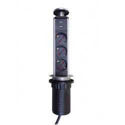 Rainbow ENERGIAOSZLOP 3x230V, 2xUSB TÖLTŐ, FIX KIOSZTÁSSAL Rainbow ENERGIAOSZLOP 3x230V, 2xUSB TÖLTŐ, FIX KIOSZTÁSSAL